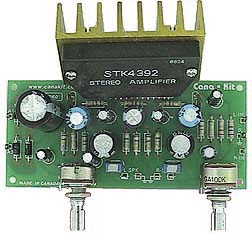 CK260 : 2 x 25W (RMS) Hybrid Stereo Power Amplifier with Power Supply