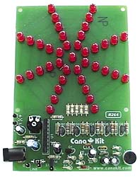 CK264 : 41-LED Star VU-Meter with Built-In Mike and Line-In