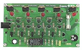 CK289 : 5-Channel Multi-Program Light Chaser with Triac Board